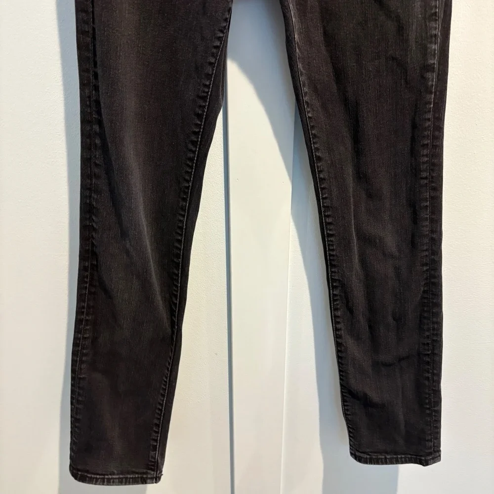 Abercrombie‎ & Fitch Black Skinny Jeans Men 28x28 (Tag 28x30) Stretch Slim A&F